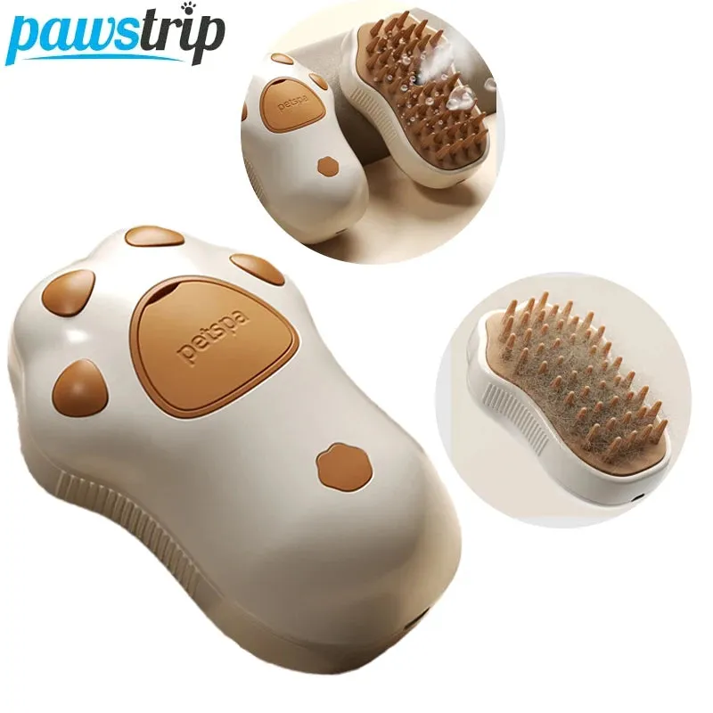 3 in 1 Steamy Pet Dog Brush Cat Steam Brush Electric Spray Cat Hair Brush Comb Massage Pet Grooming Tool Loose Hair Supplies