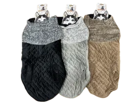 80cm Quilted Dog Jacket Coat Warm Winter Pet Clothes Vest Padded Windbreaker