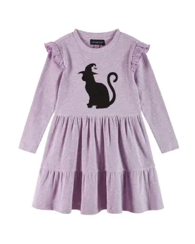 Andy & Evan Cat Applique Jersey Dress