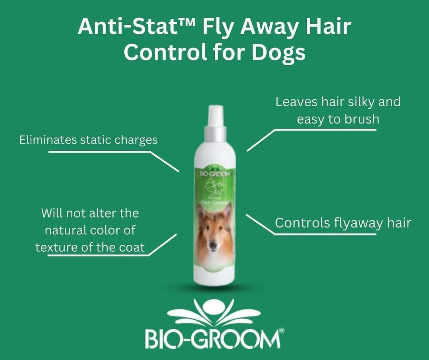 Bio-Groom Anti-Stat Spray – 355ml