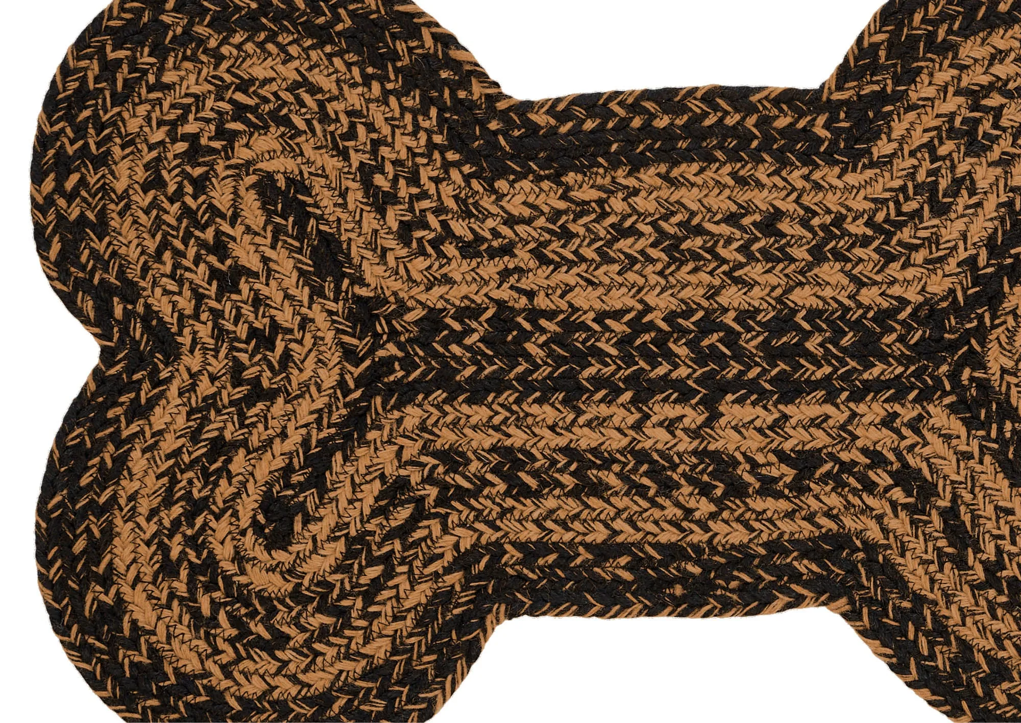 Black & Tan Indoor/Outdoor Bone Rug