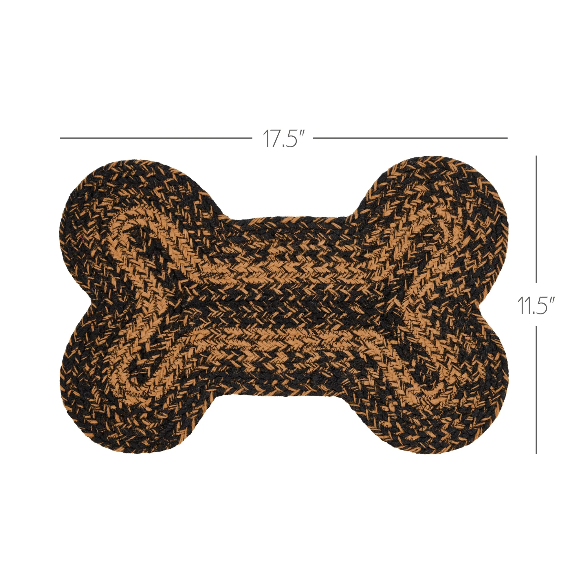 Black & Tan Indoor/Outdoor Bone Rug