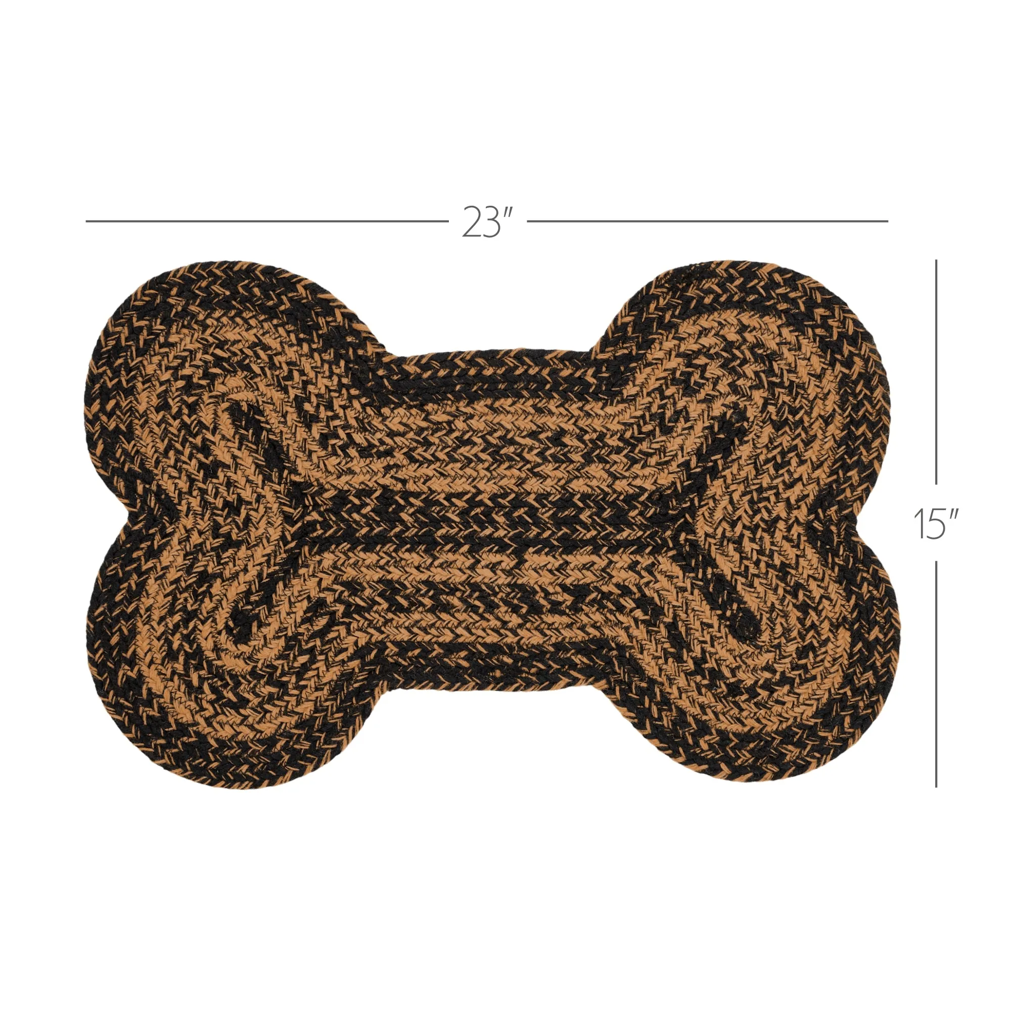 Black & Tan Indoor/Outdoor Bone Rug