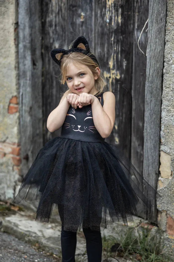Black Cat Dress & Headpiece