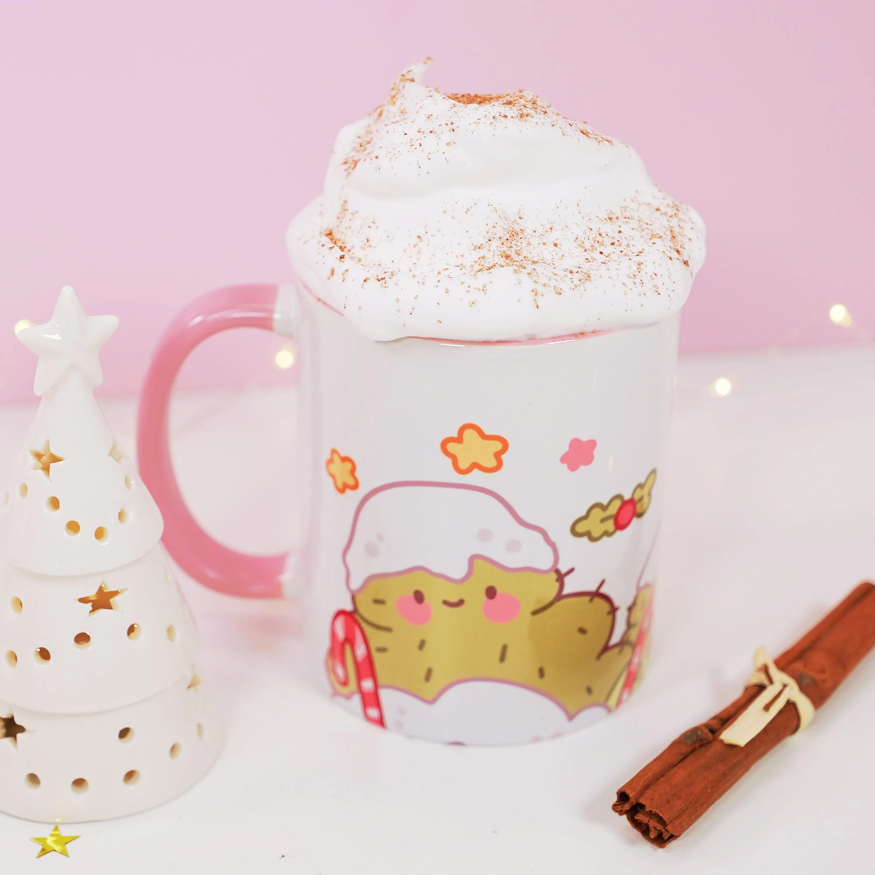 Bumblebutt & Sprinkle Spruce Mug | Candy Cane Lane Academy | Christmas Ceramic Holiday Cup