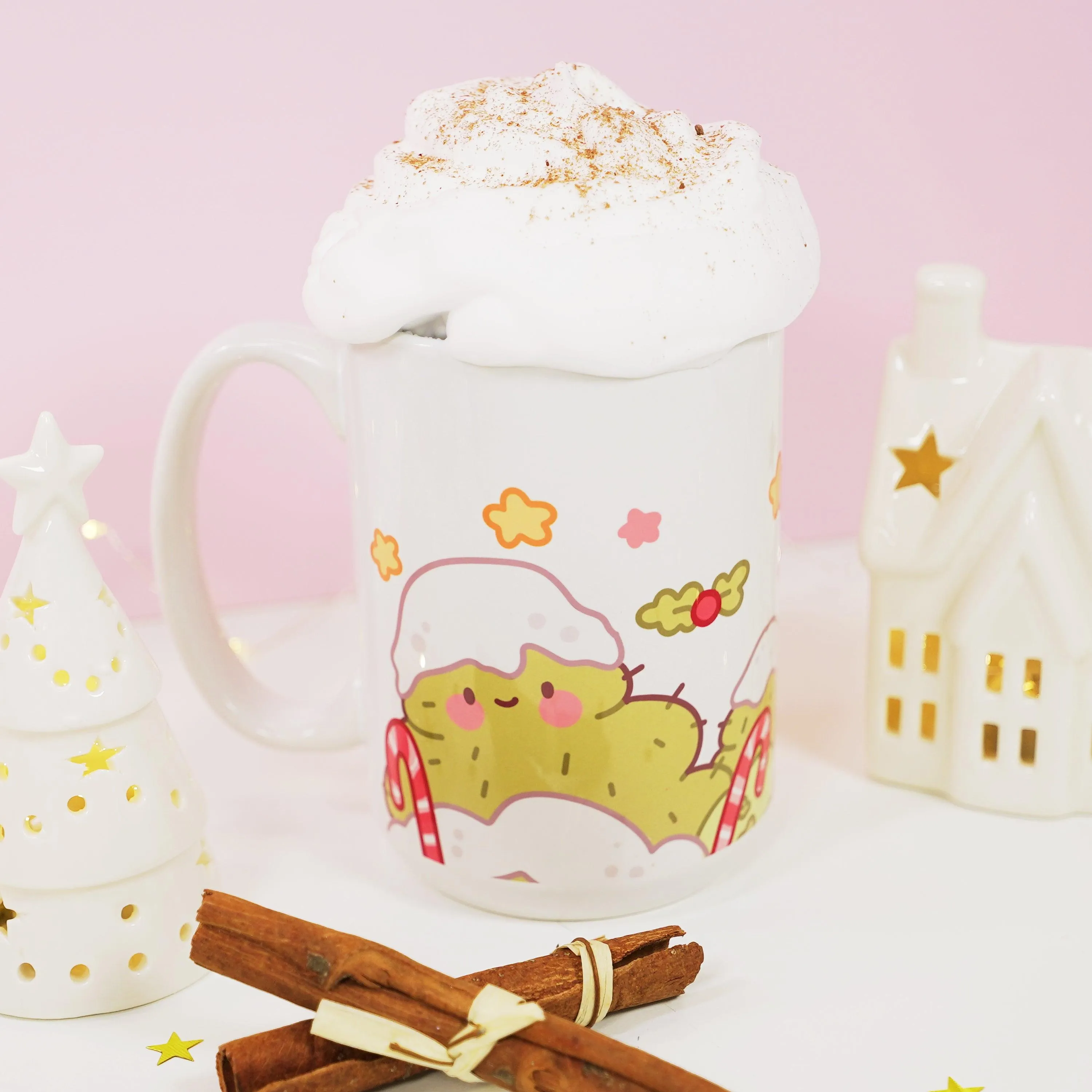 Bumblebutt & Sprinkle Spruce Mug | Candy Cane Lane Academy | Christmas Ceramic Holiday Cup