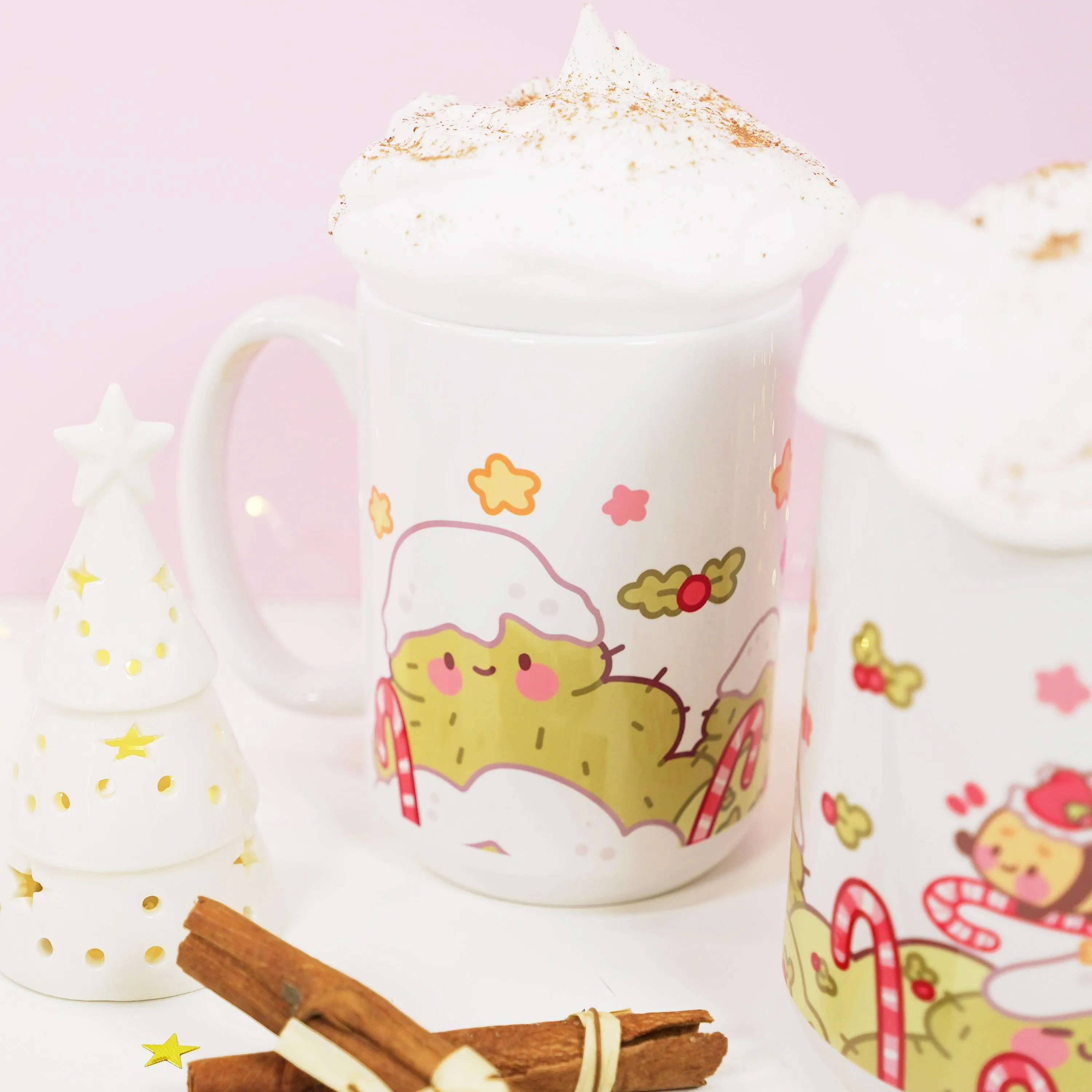 Bumblebutt & Sprinkle Spruce Mug | Candy Cane Lane Academy | Christmas Ceramic Holiday Cup