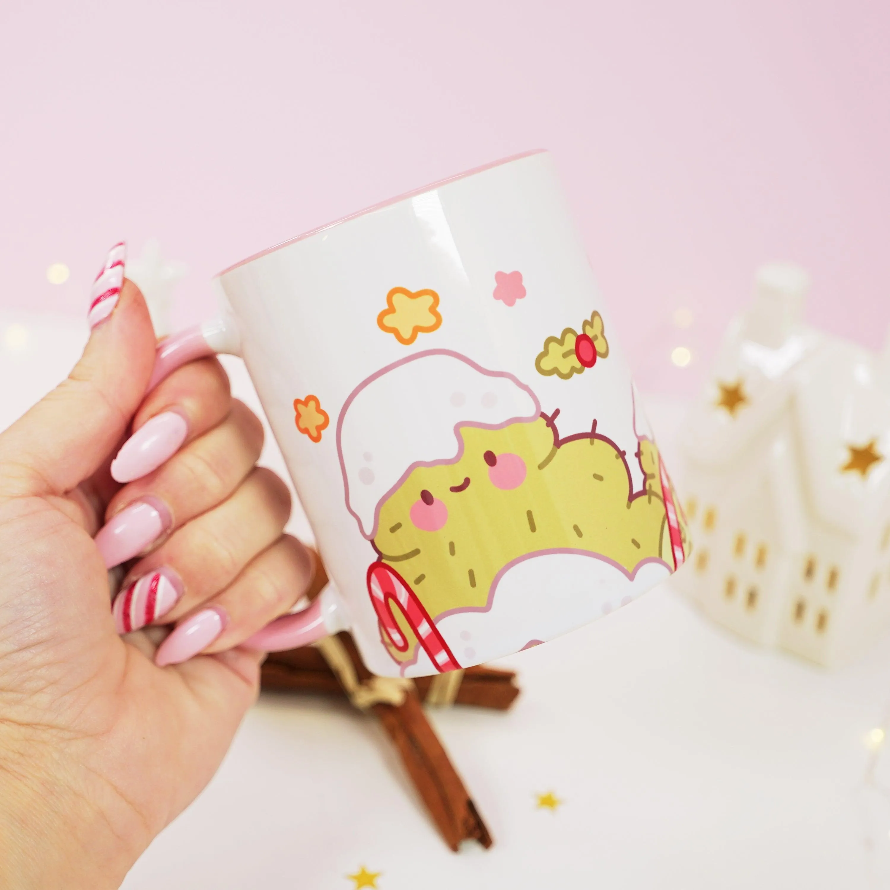 Bumblebutt & Sprinkle Spruce Mug | Candy Cane Lane Academy | Christmas Ceramic Holiday Cup