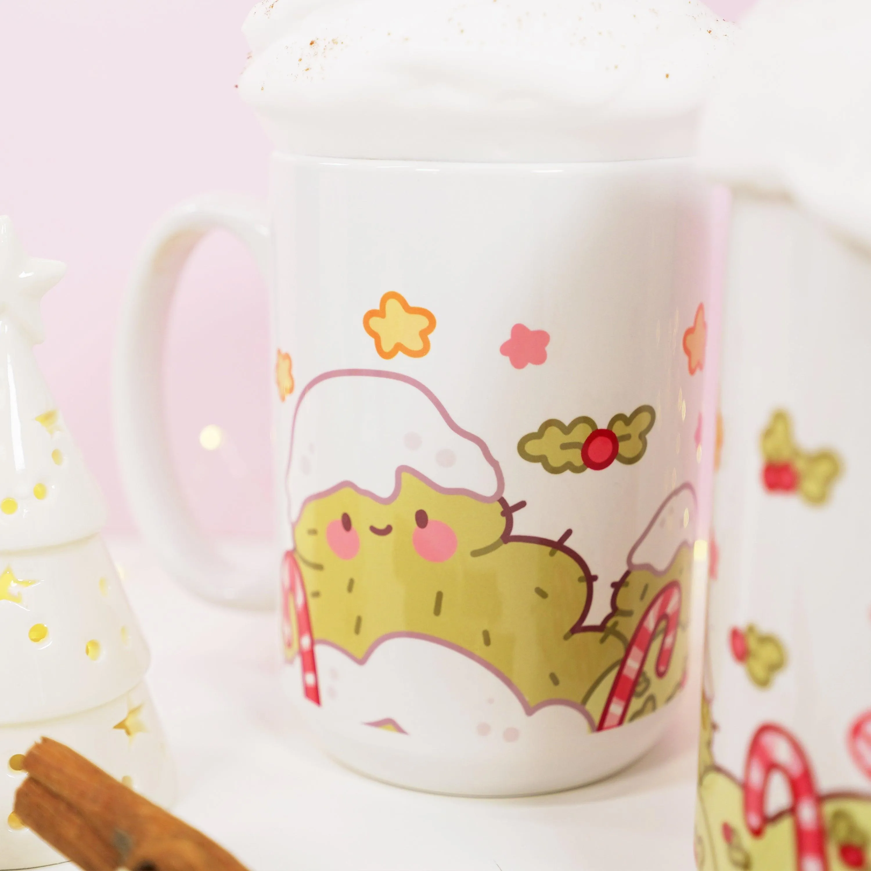 Bumblebutt & Sprinkle Spruce Mug | Candy Cane Lane Academy | Christmas Ceramic Holiday Cup