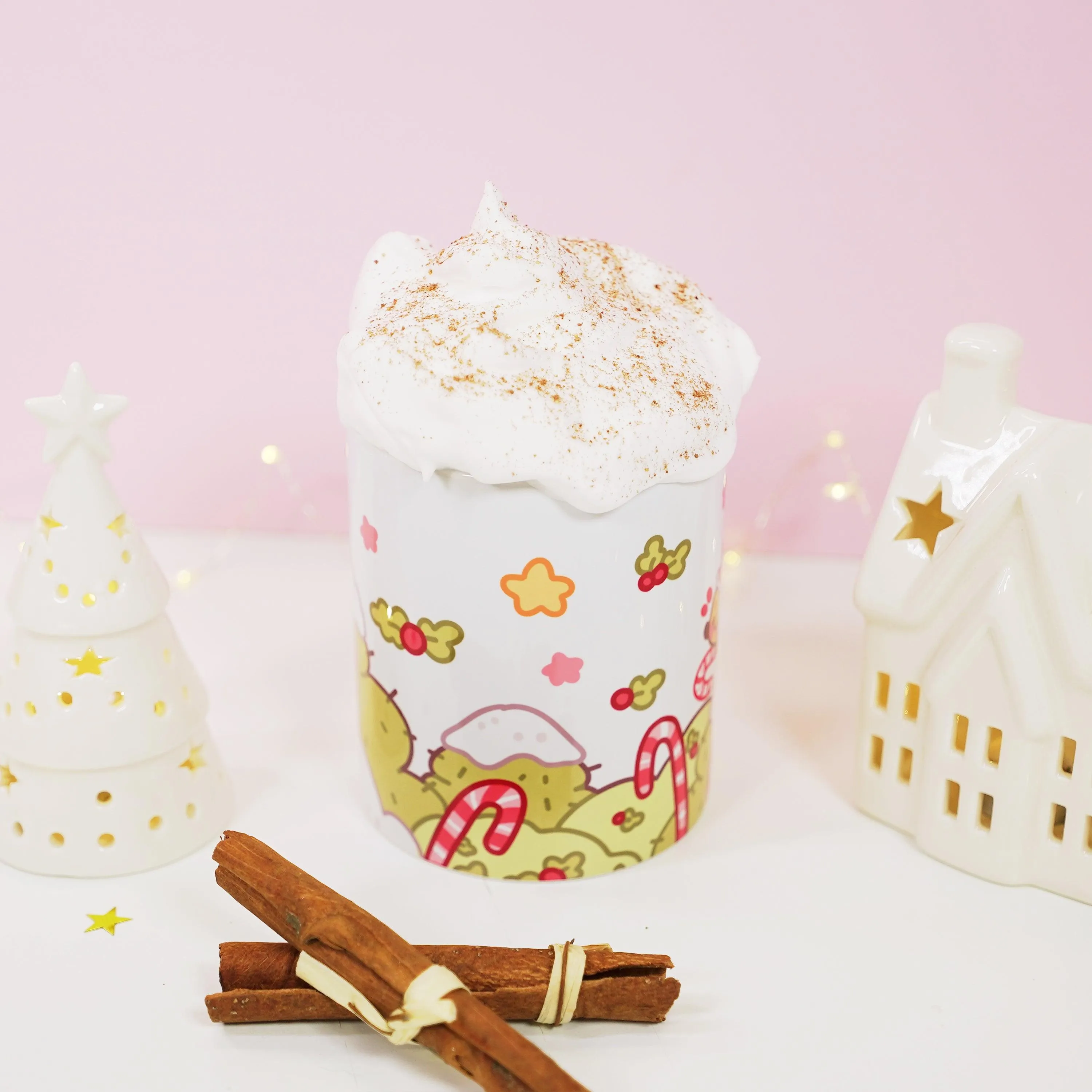 Bumblebutt & Sprinkle Spruce Mug | Candy Cane Lane Academy | Christmas Ceramic Holiday Cup