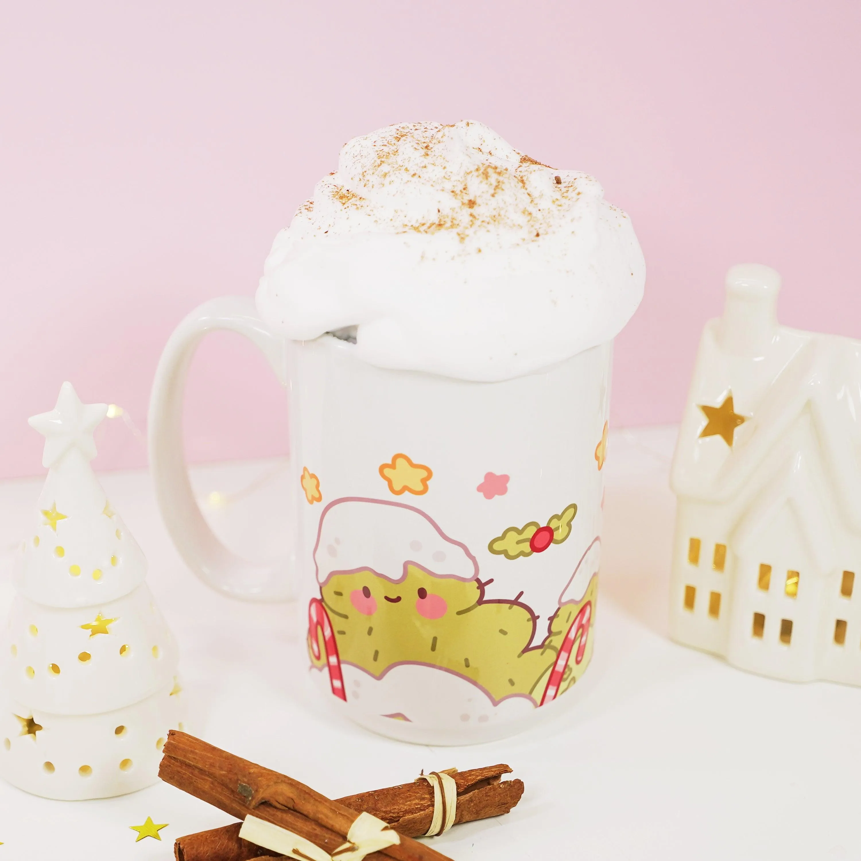 Bumblebutt & Sprinkle Spruce Mug | Candy Cane Lane Academy | Christmas Ceramic Holiday Cup