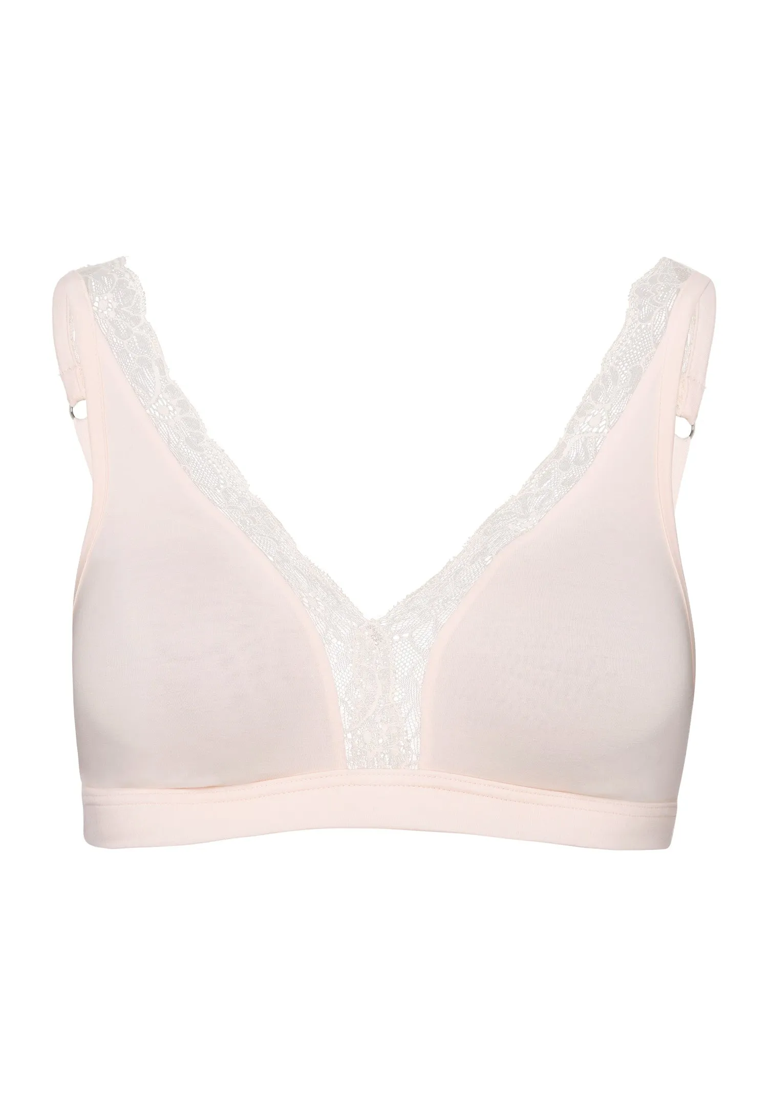 Cotton Lace Soft Cup Bra