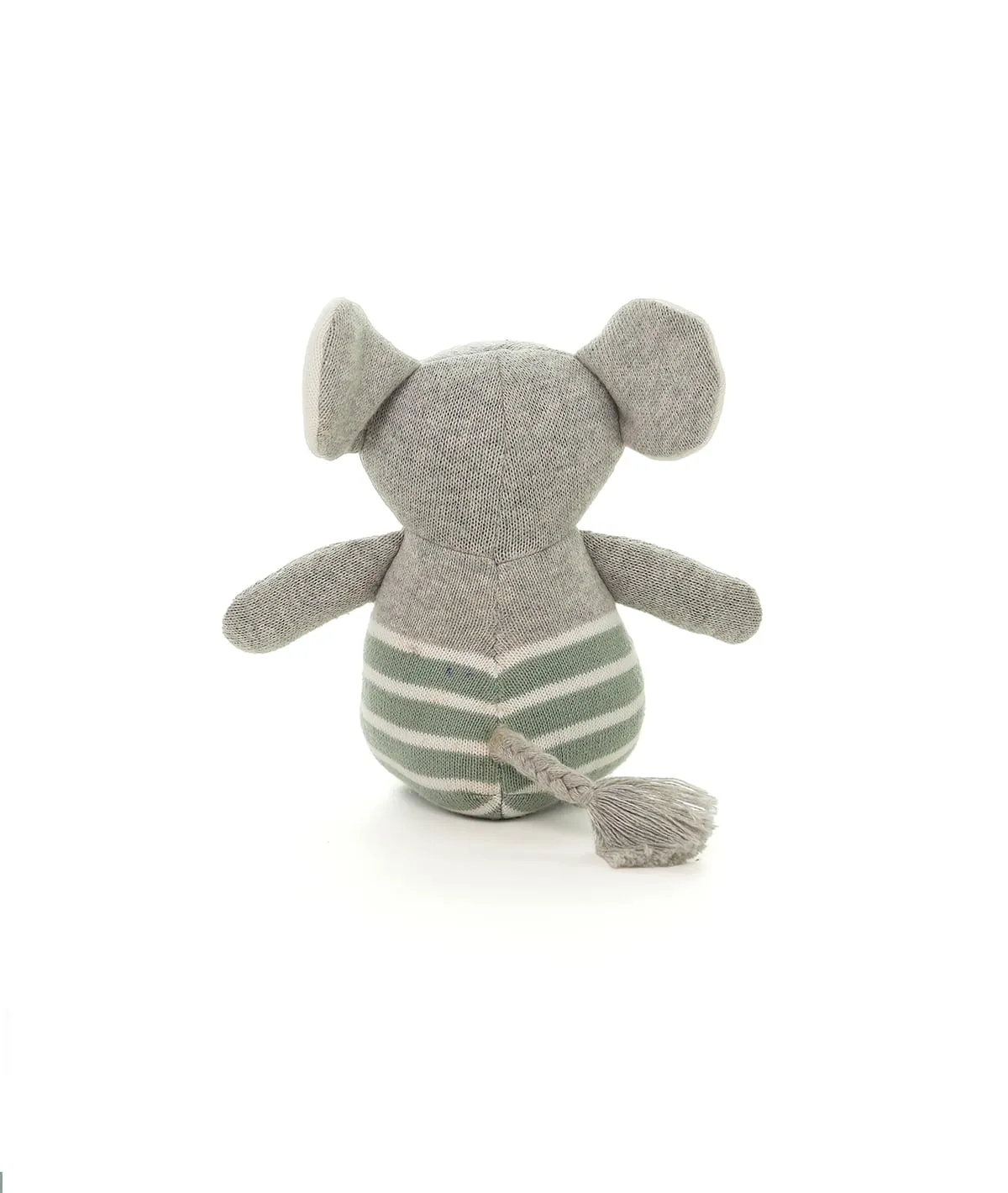 Cute as a Button Gift Bundle- (Set of 2 - Blanket & Elephant Rattle) in Duck Egg Color