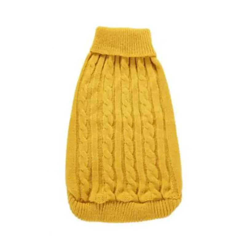 Dog Cat Sweater Winter Warm Dog Clothes for Small Large Dogs Puppy Knitted Clothing Chihuahua Maltese Sweater Labrador Pet Coat
