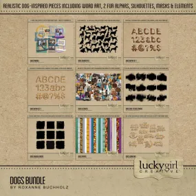 Dogs Digital Scrapbook Bundle