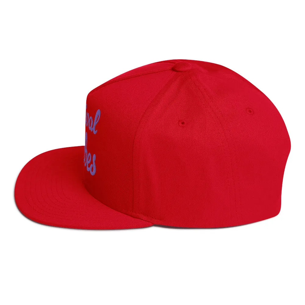 Festival Vibes Flat Bill Cap