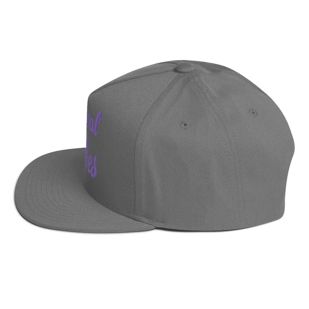 Festival Vibes Flat Bill Cap