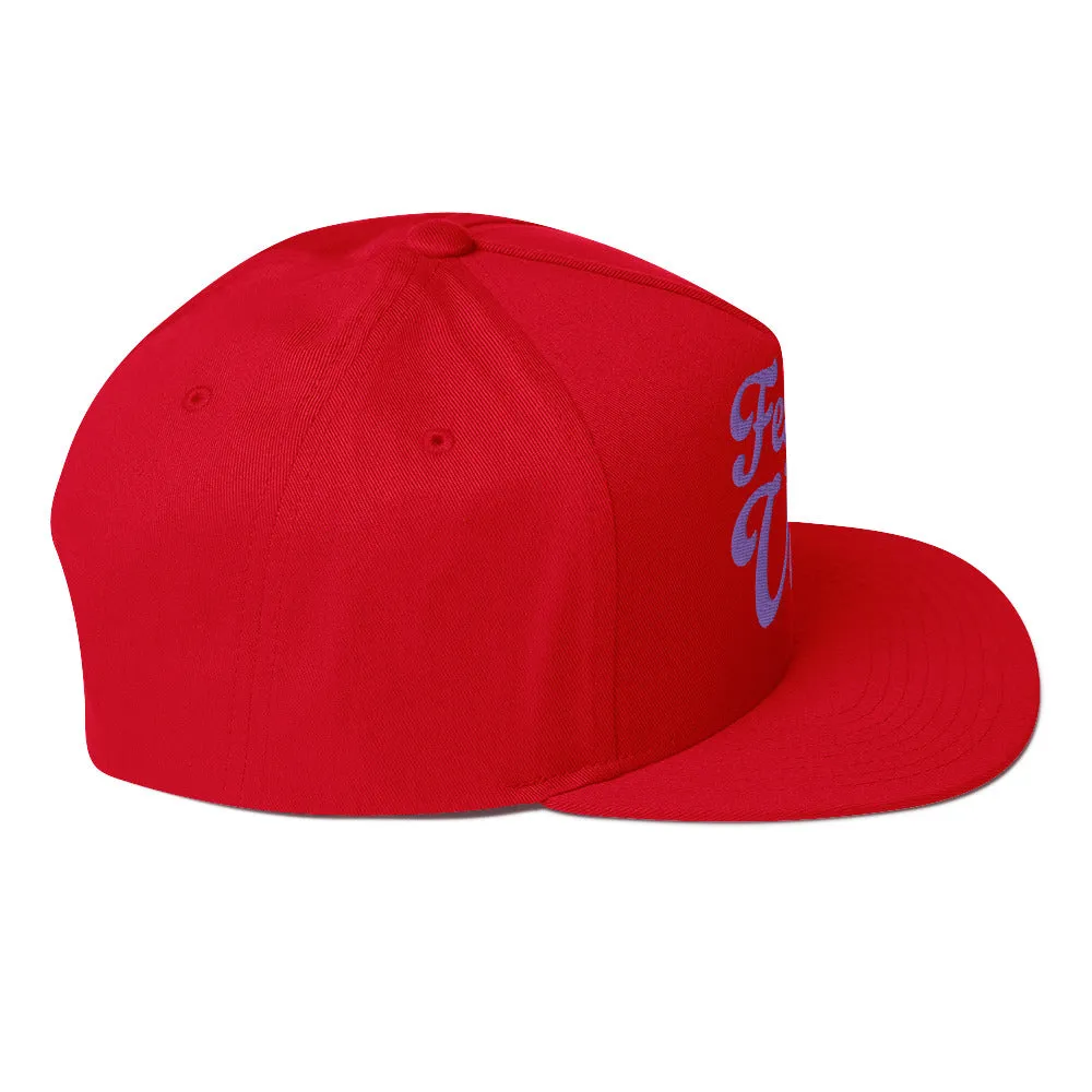 Festival Vibes Flat Bill Cap