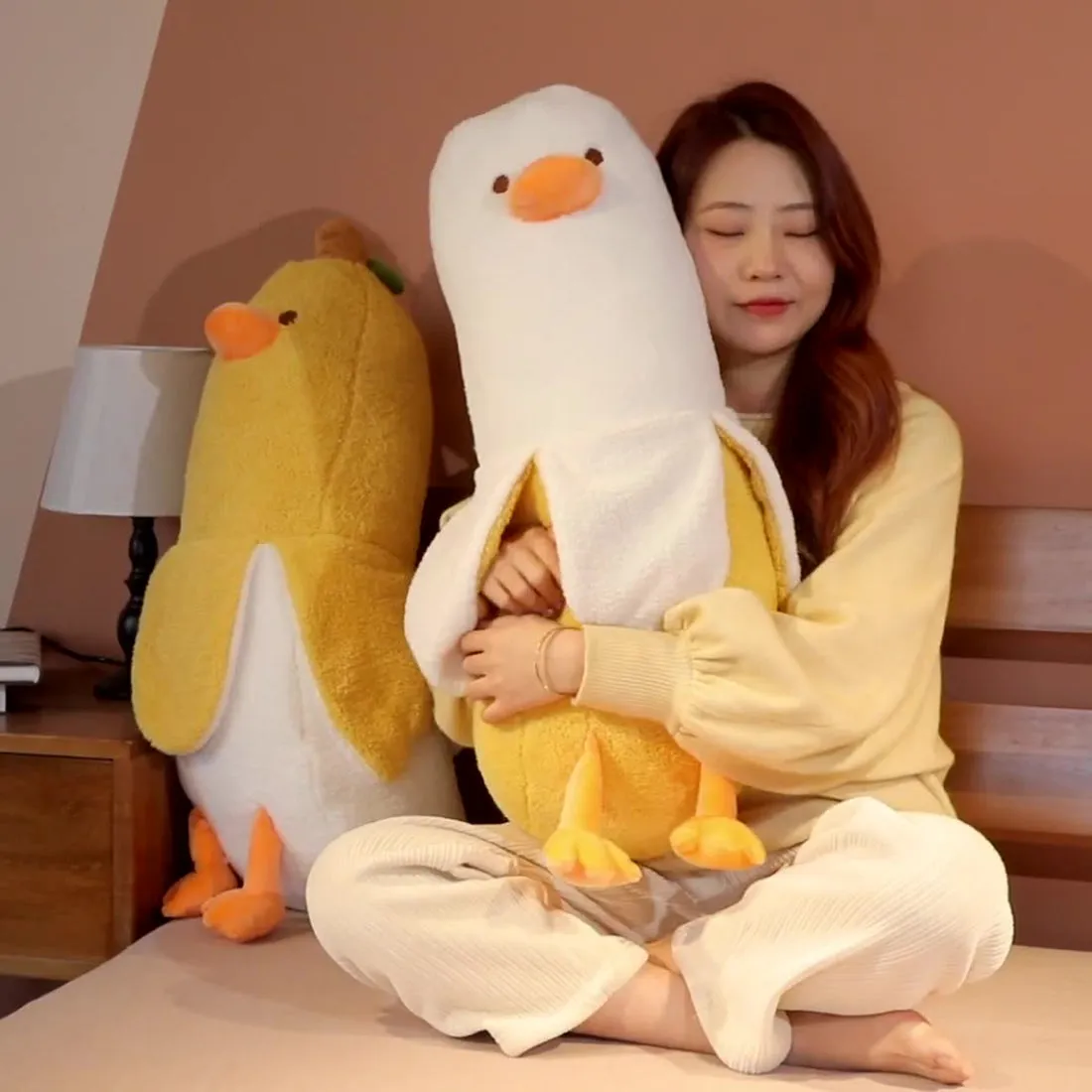 Funny Banana Duck Stuffed Plush Toy