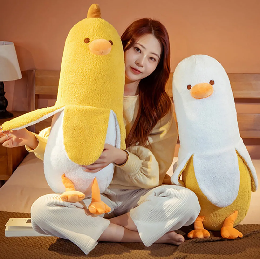 Funny Banana Duck Stuffed Plush Toy