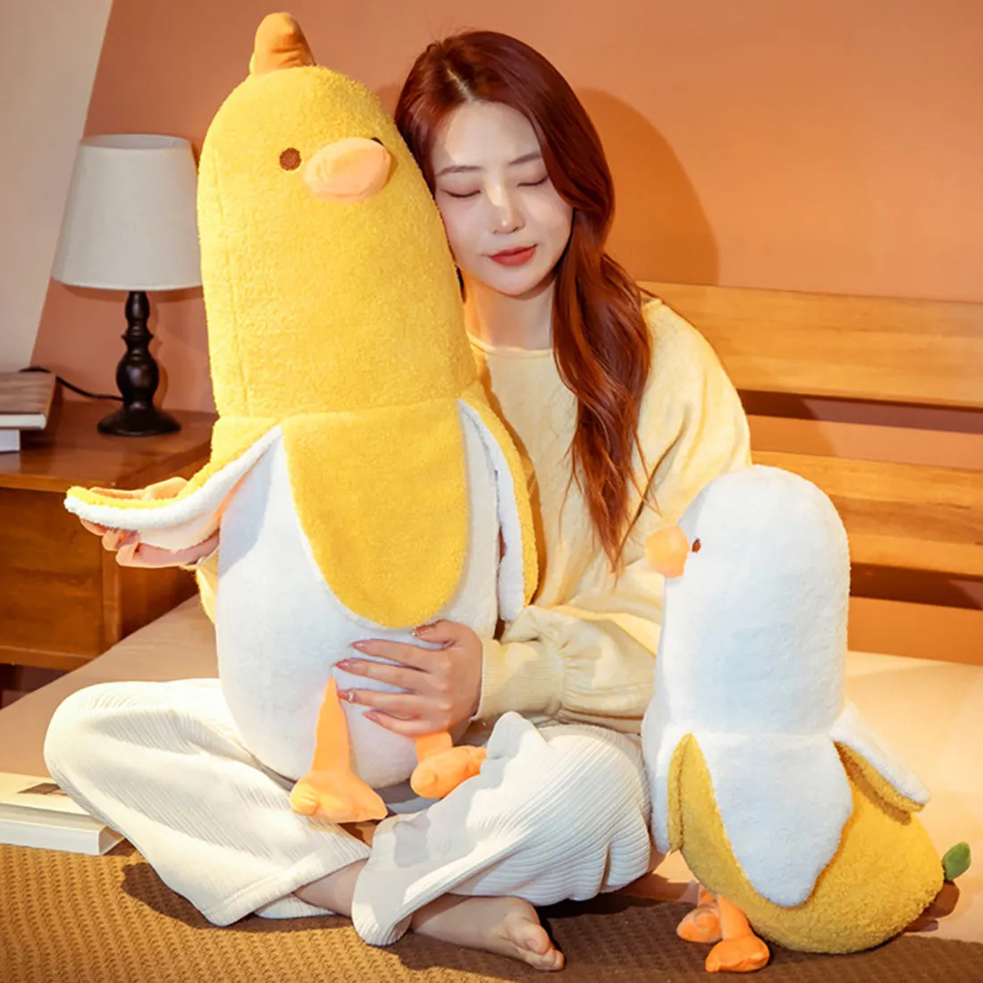 Funny Banana Duck Stuffed Plush Toy