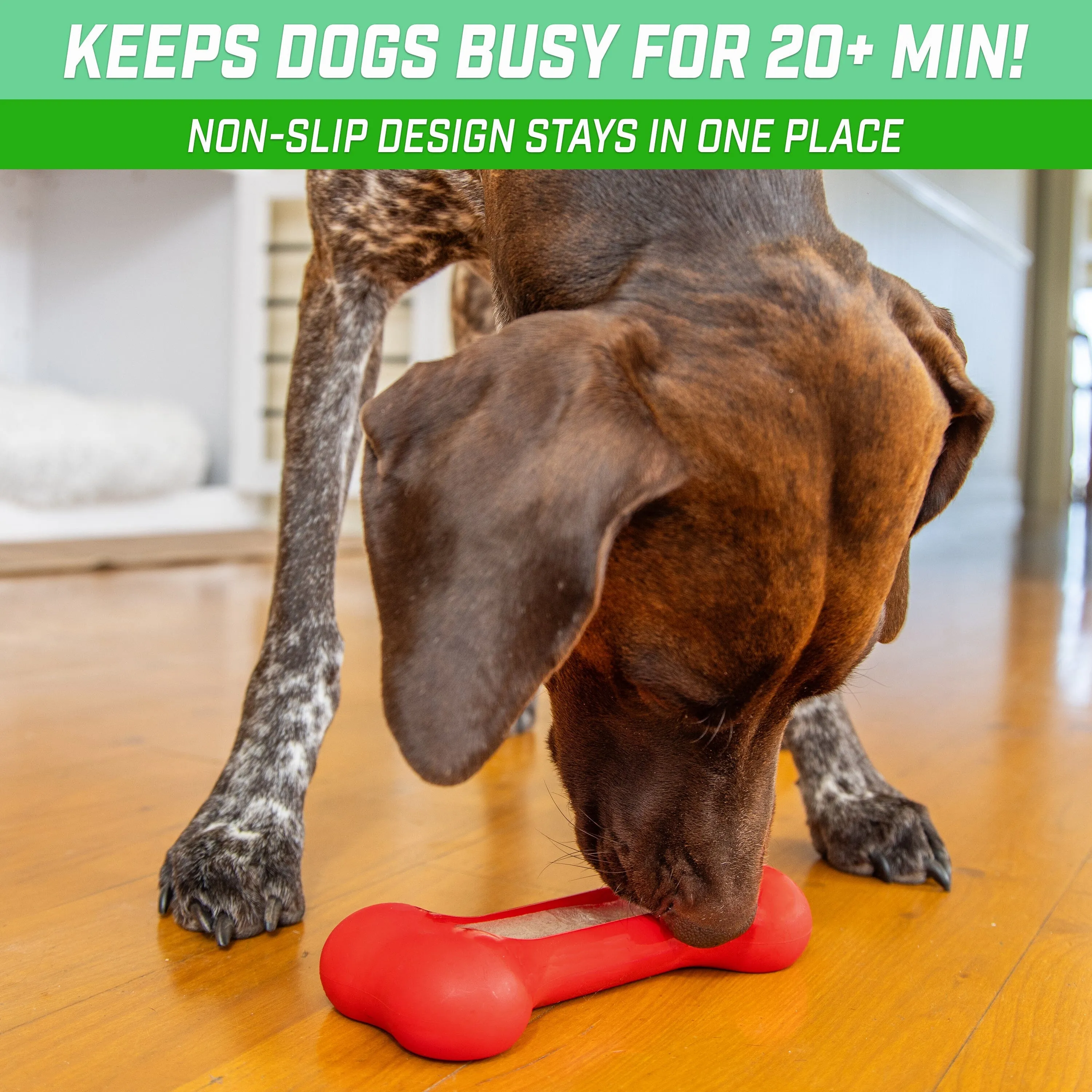 GoSports Pets PupsCream Freezable Dog Treat Station - Helps Keep Dogs Busy - Large