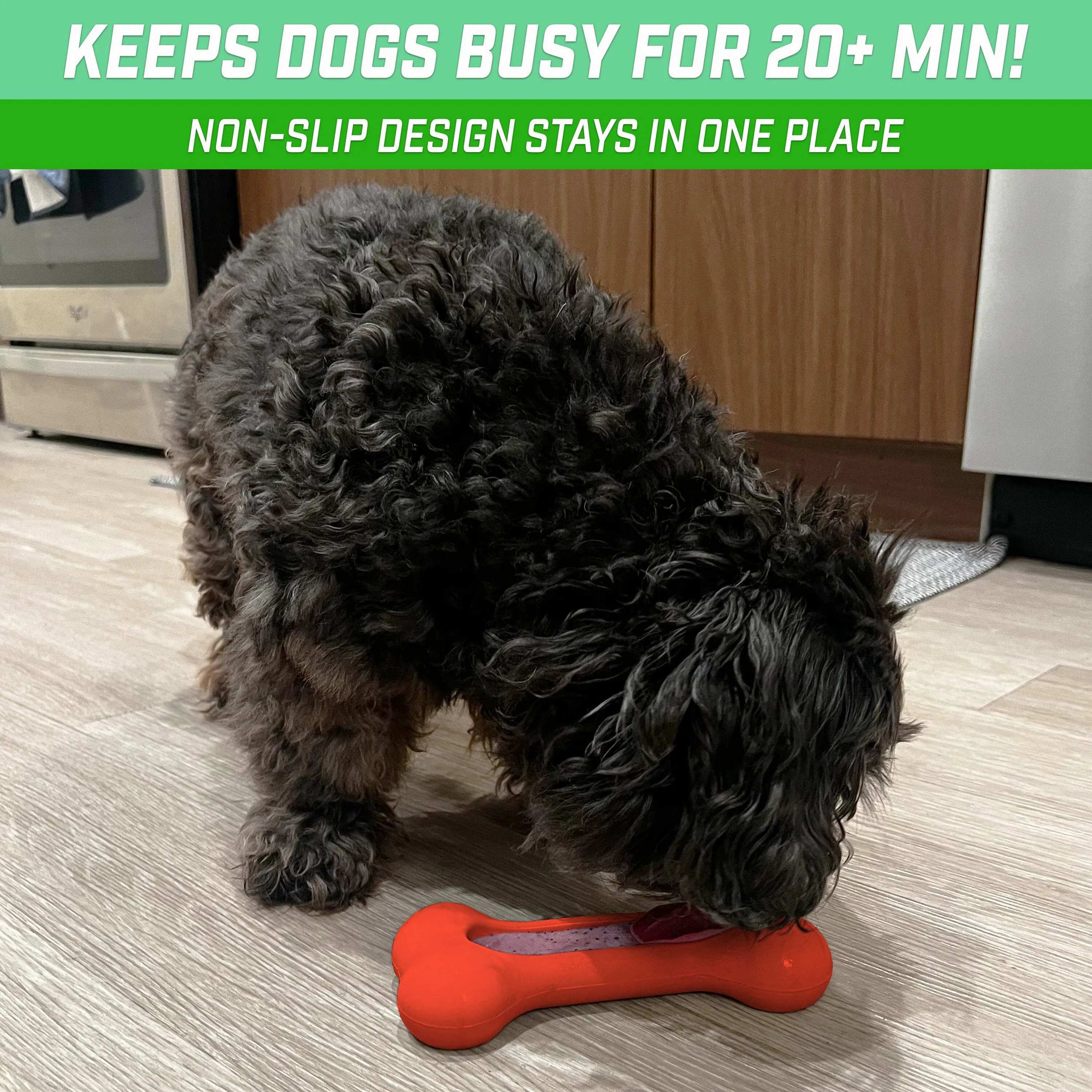 GoSports Pets PupsCream Freezable Dog Treat Station - Helps Keep Dogs Busy - Small