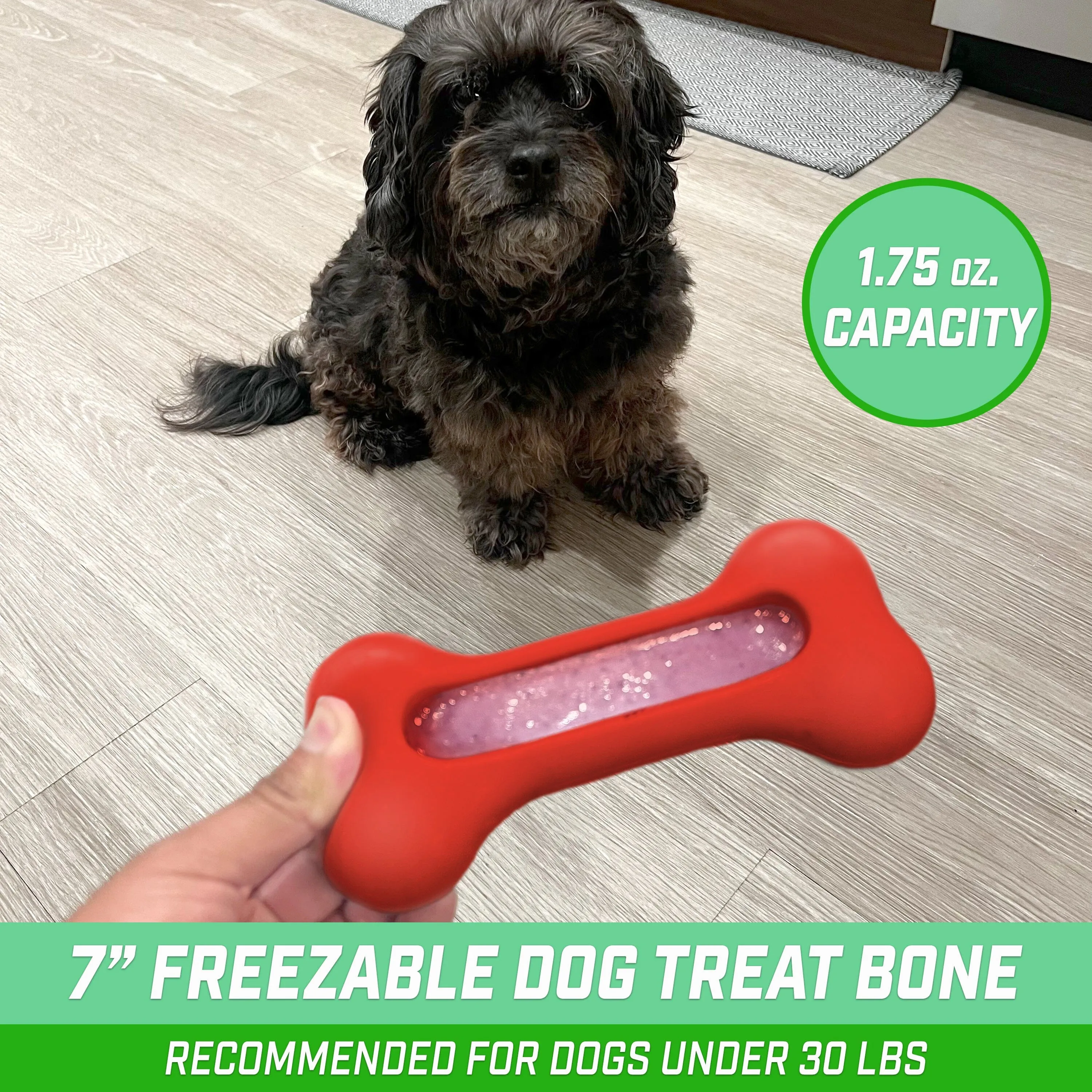 GoSports Pets PupsCream Freezable Dog Treat Station - Helps Keep Dogs Busy - Small