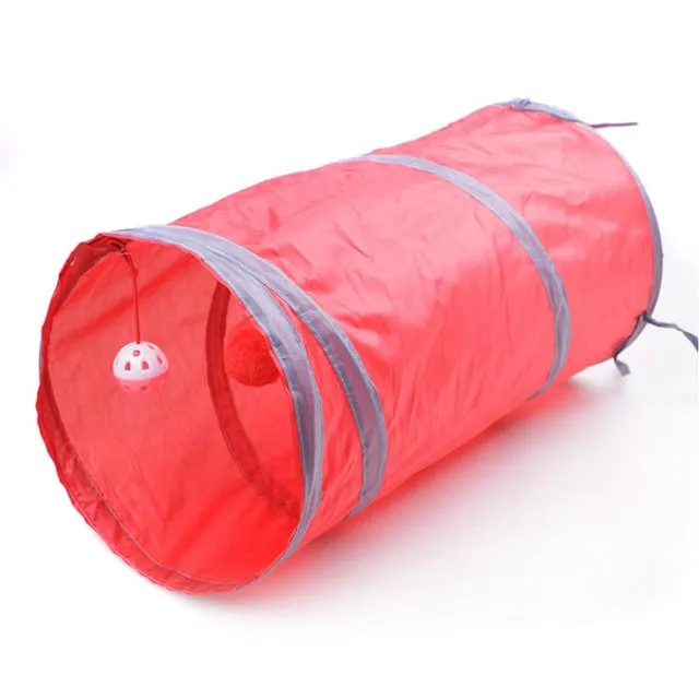 Hot 2/3/4/5 Holes 14 Colors Foldable Pet Cat Tunnel Indoor Outdoor Pet Cat Training Toy for Cat Rabbit Animal Play Tunnel Tube