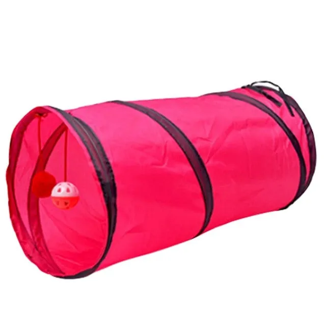 Hot 2/3/4/5 Holes 14 Colors Foldable Pet Cat Tunnel Indoor Outdoor Pet Cat Training Toy for Cat Rabbit Animal Play Tunnel Tube