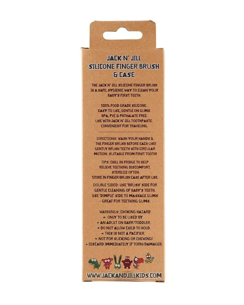 Jack N' Jill Silicon Finger Brush Stage 1-2 1 Pack