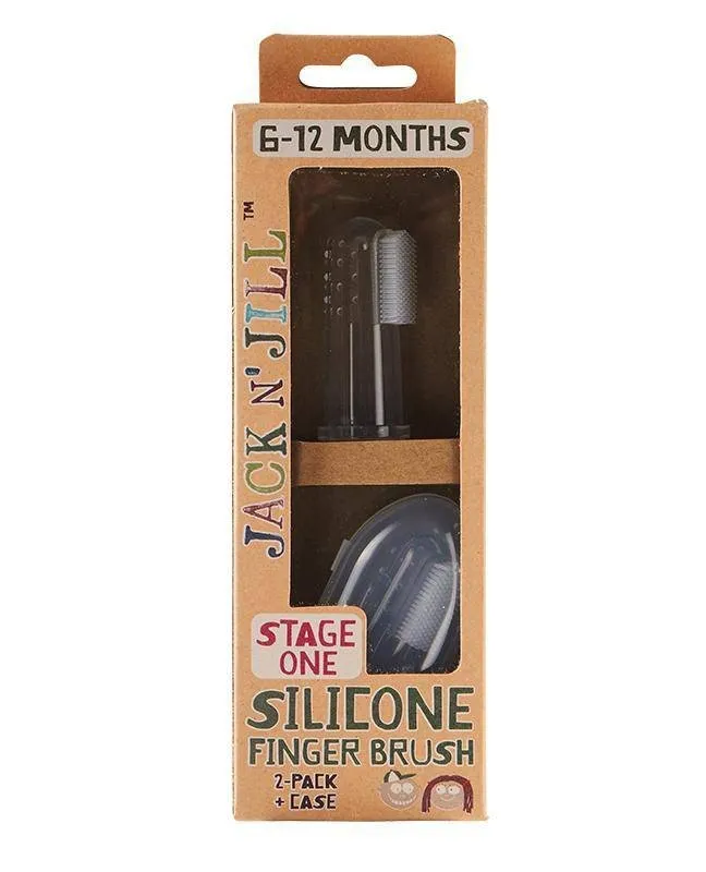 Jack N' Jill Silicon Finger Brush Stage 1-2 1 Pack
