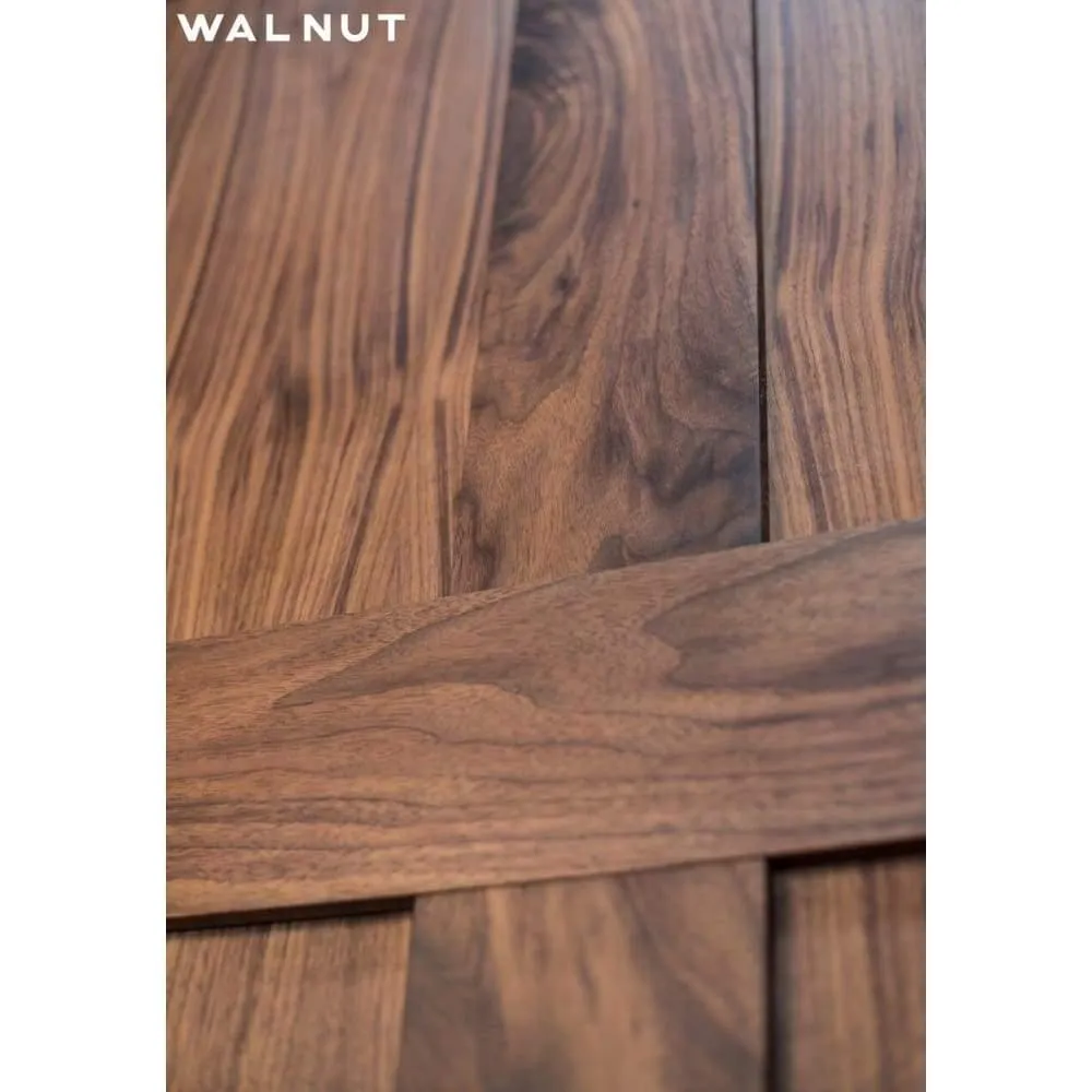 Mid-Century Modern 6 Panel Swinging Interior Door