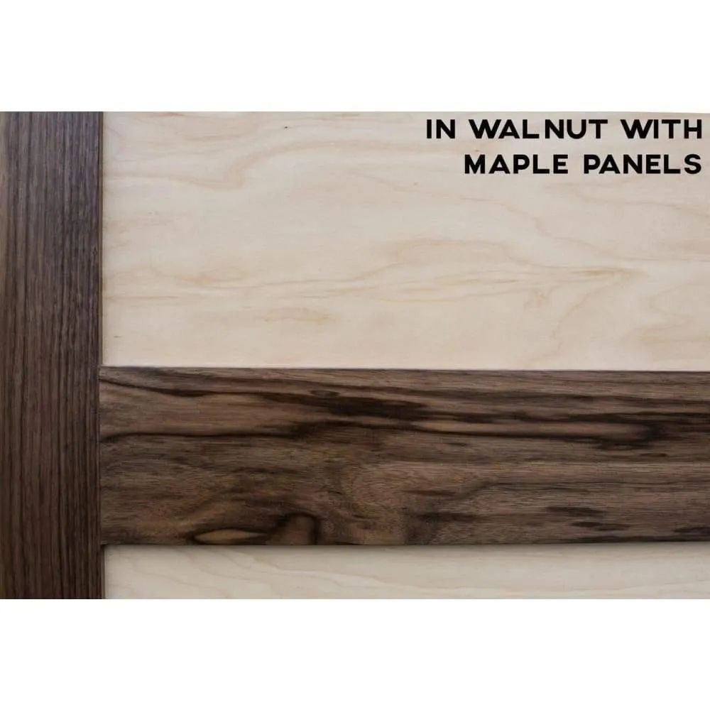 Mid-Century Modern 6 Panel Swinging Interior Door