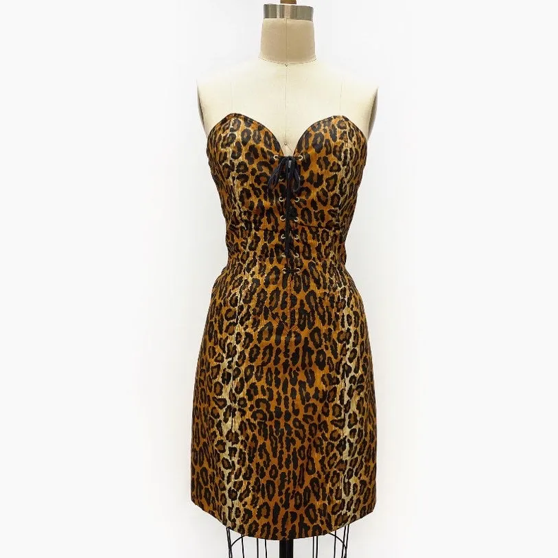Patrick Kelly Leopard Dress and Jacket