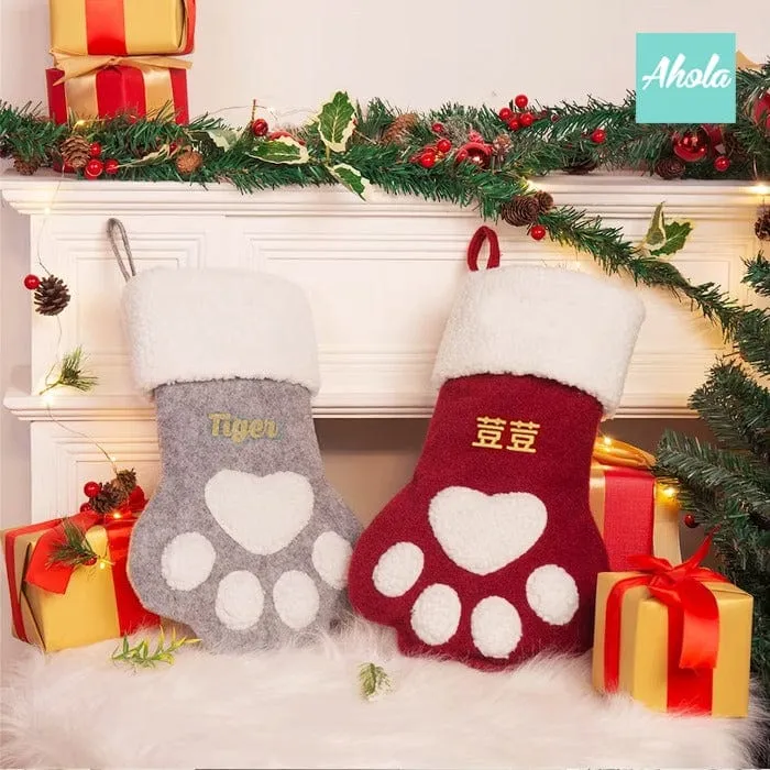 【Paws】Christmas Stocking with Accessories Set 貓爪聖誕襪玩具飾品套裝❄️聖誕限定的客製聖誕襪🐱 11/15截單，12月初到中寄出
