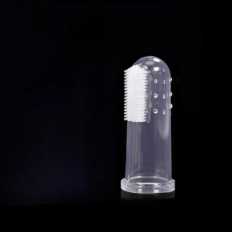 Pet Silicone Finger Cots Toothbrush