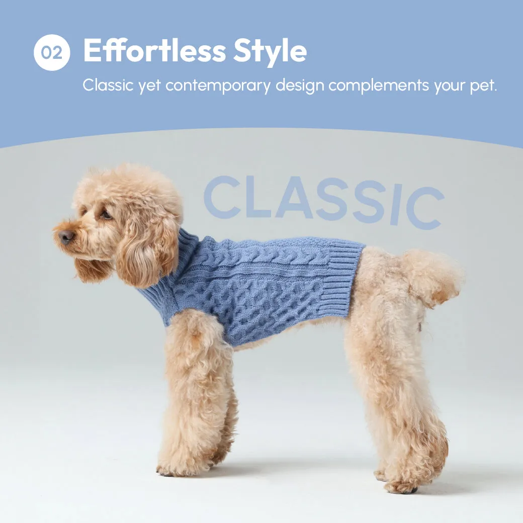 Pet Sweater Vest - Ice Blue
