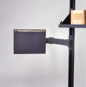 Production Basics 8352 Binder Holder with Standard 3 - 1" Rings and Double Swing Arm, 12.5" Extension