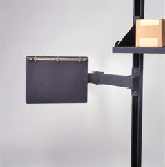 Production Basics 8352 Binder Holder with Standard 3 - 1" Rings and Double Swing Arm, 12.5" Extension