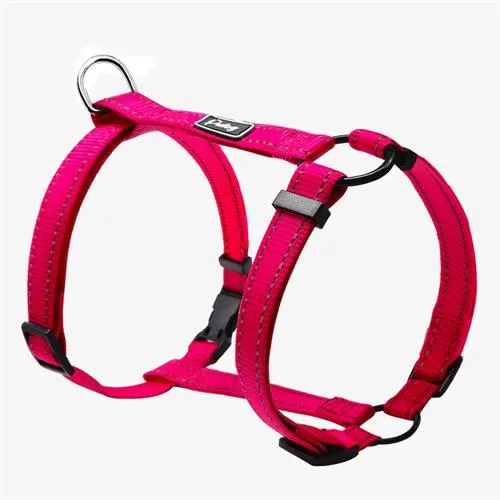 Reflective Nylon Dog Harness Adjustable Pet Walking Harnesses Vest For Small Medium Large Dogs 4 Colors S M L
