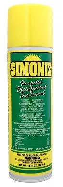 Simoniz® Hospital Disinfectant Spray and Deodorant 16.5oz can, Pack of 3