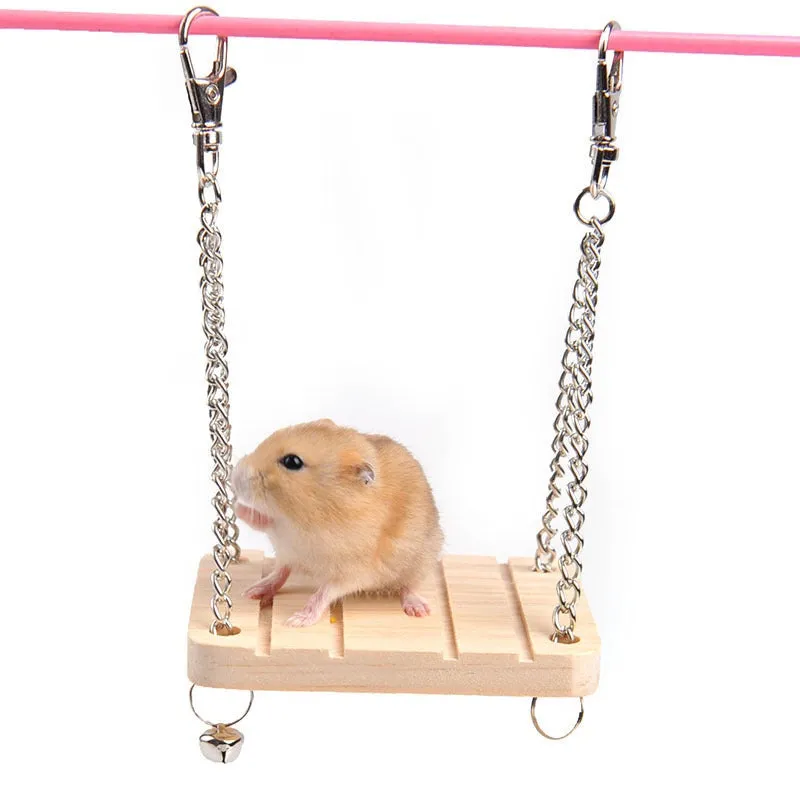 Sweety Small Animal Wooden Swing