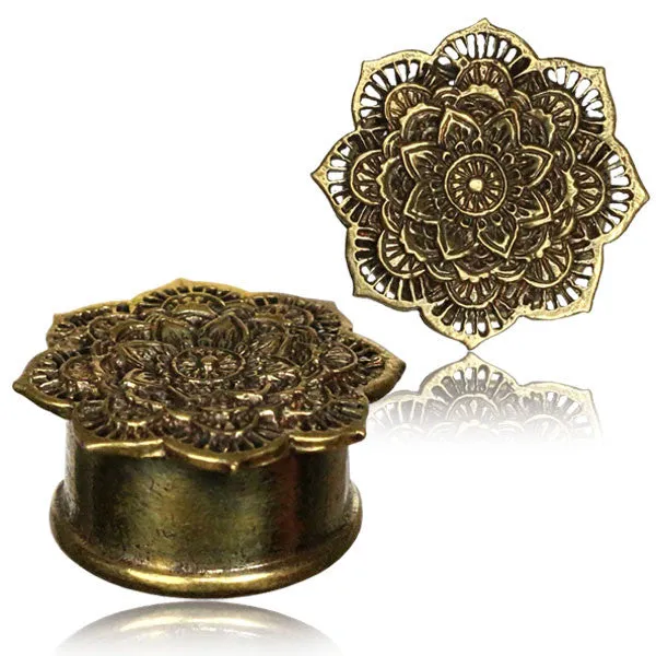 Tribal Mandala Ear Tunnel