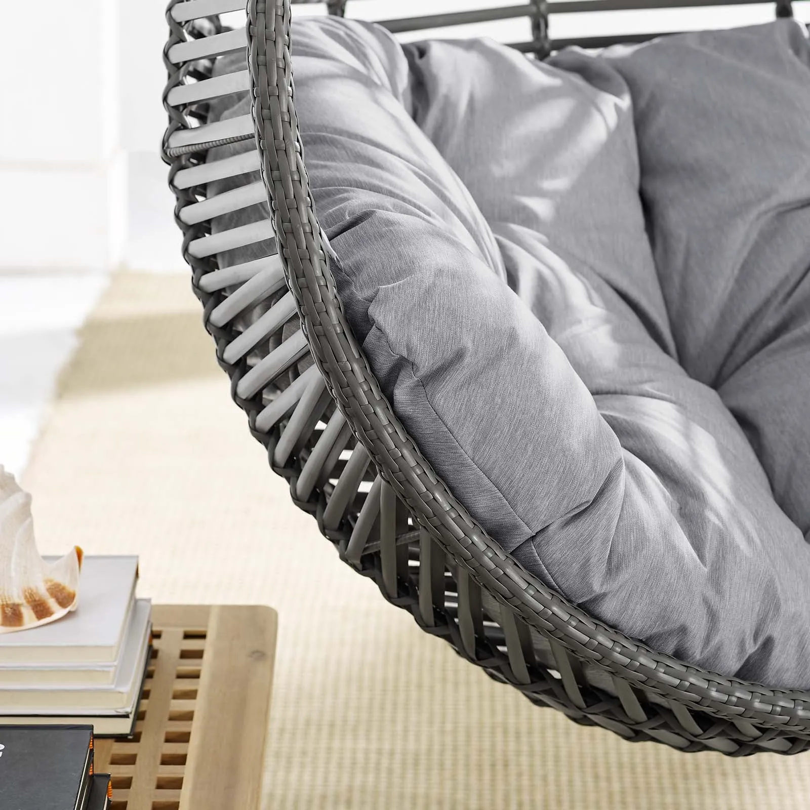 Tulum Outdoor Patio Swing Chair With the Stand