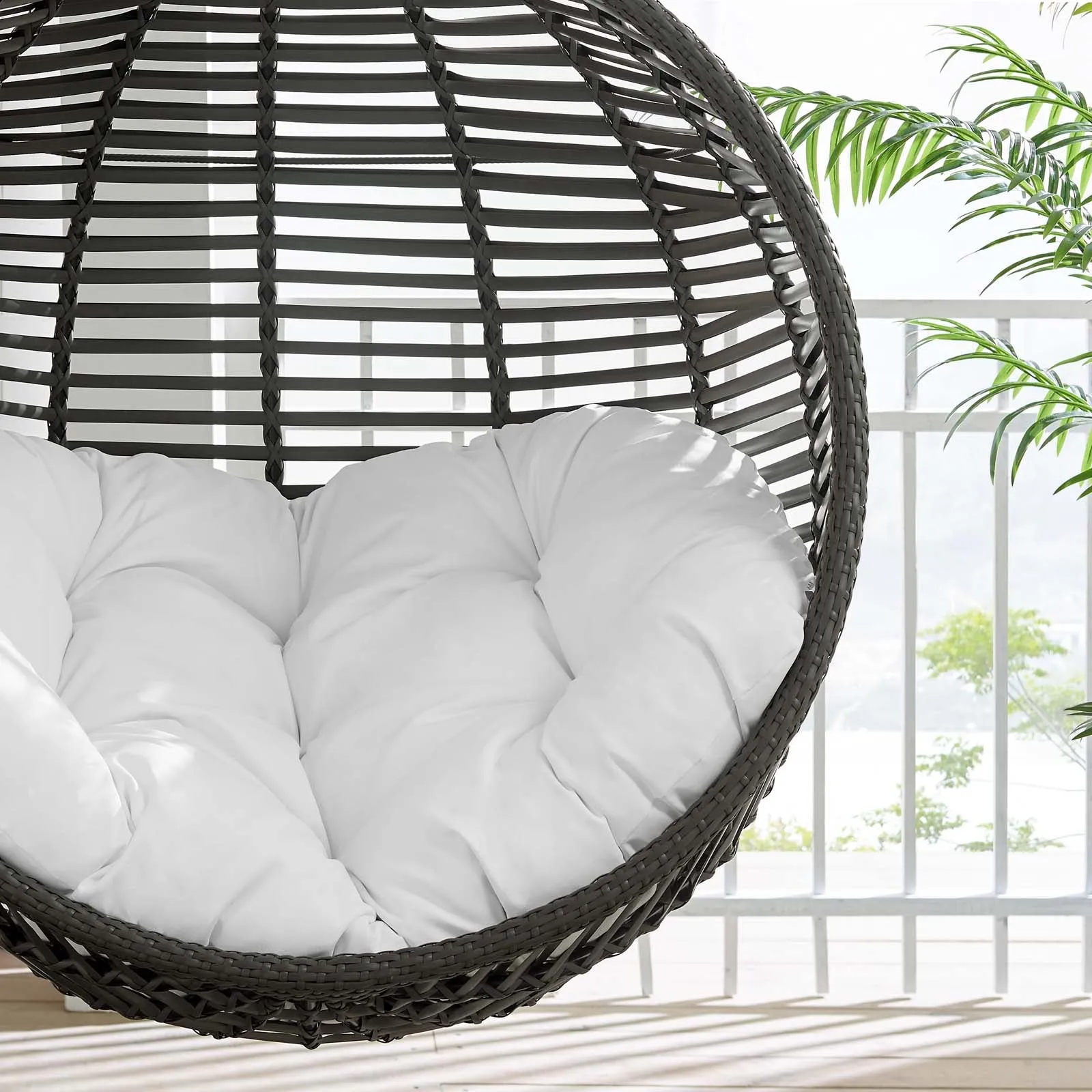 Tulum Outdoor Patio Swing Chair With the Stand
